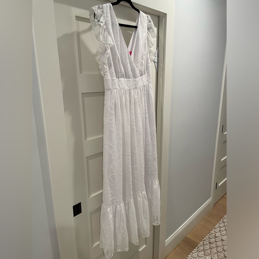 Lilly Pulitzer Autumn Midi Dress White